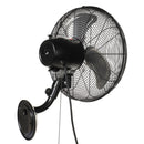 Tornado 16" Pro Series Metal Oscillating Wall Fan - 2850 CFM - UL