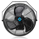 Tornado 18" Outdoor Rated IPX4 Water Resistant High Velocity Metal Wall Fan - 4150 CFM - UL