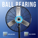 Tornado 30" High Velocity Metal Oscillating Pedestal Fan - 8850 CFM - UL