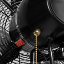 Tornado 24" Outdoor Rated IPX4 Water Resistant Metal Oscillating Pedestal Fan - 7600 CFM - UL