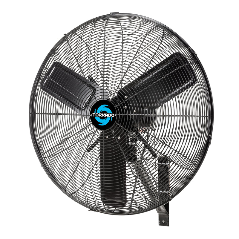 Tornado 24" Outdoor Rated IPX4 Water Resistant High Velocity Metal Oscillating Wall Fan