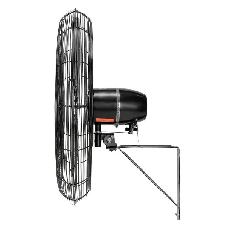 Tornado 30" Outdoor Rated IPX4 Water Resistant High Velocity Metal Oscillating Wall Mount Fan - 8850 CFM – UL