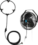 Tornado 7’’ Outdoor Misting Kit for Cooling, Portable Misters System for Outside Patio Fan