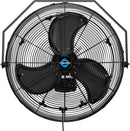 Tornado 24 Inch Outdoor Misting Wall Fan High Velocity Metal Industrial Workstation Wall Mount Fan