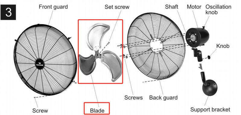 Blade of HI-FAN-16WMPRO-1P