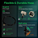 Tornado 7’’ Outdoor Misting Kit for Cooling, Portable Misters System for Outside Patio Fan