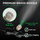 Tornado 30 Inch High Velocity Outdoor Oscillating Wall Mount Fan with Pre-Installed Misting Kit