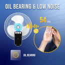 Tornado 16" Digital Remote Oscillating Wall Fan - 2650 CFM - 1 Pack - UL