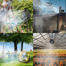 Tornado 7’’ Outdoor Misting Kit for Cooling, Portable Misters System for Outside Patio Fan