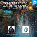 Tornado 20 Inch Outdoor Ceiling Mount Misting Fan – Pre-Installed Misting Kit with 5 Brass Nozzles, Remote Control, 3 Speeds, 3300 CFM, Quiet & Powerful, IPX4 Water-Resistant, UL Listed for Safety