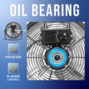 Tornado 12'' High Velocity Metal Floor Fan,3-Speed Powerful Cooling for Industrial, Commercial, and Home Spaces - 1650 CFM - UL