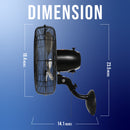 Tornado 20" Pro Series Metal Oscillating Wall Fan - 5250 CFM - UL