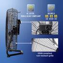 Tornado 18'' High Velocity Metal Floor Fan, 120°Tilt, 6.0 FT Cord - 4150 CFM - UL