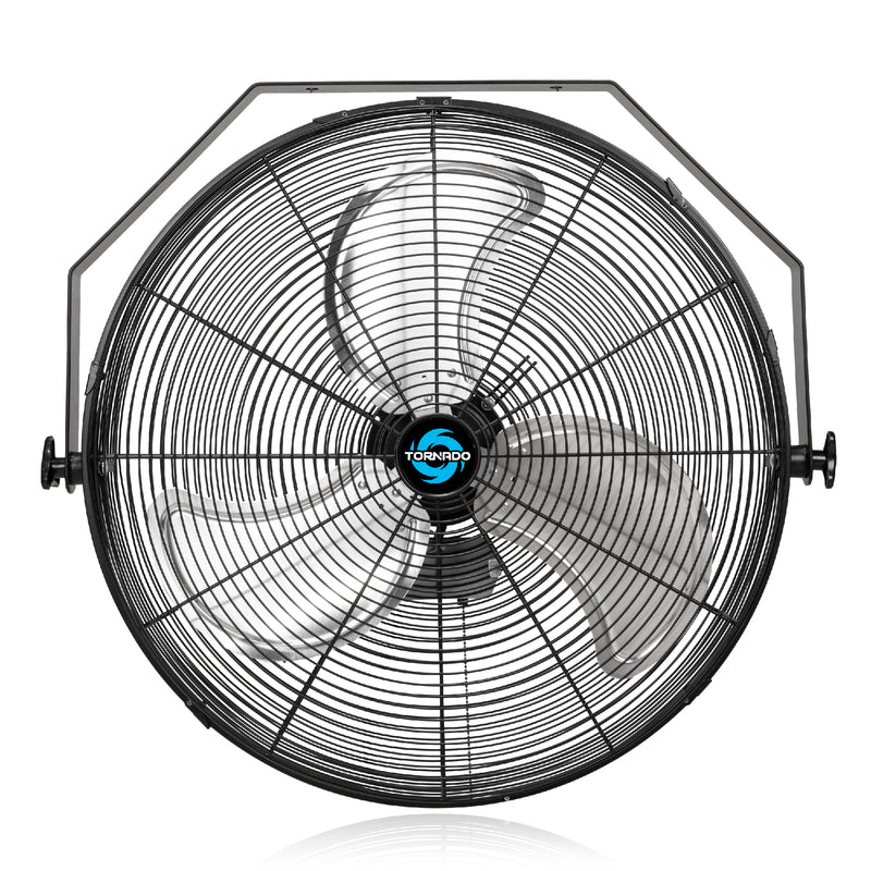 Tornado 24" High Velocity Metal Wall Fan - 7700 CFM – UL