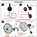 Screws of HI-FAN-20WMPRO-1P