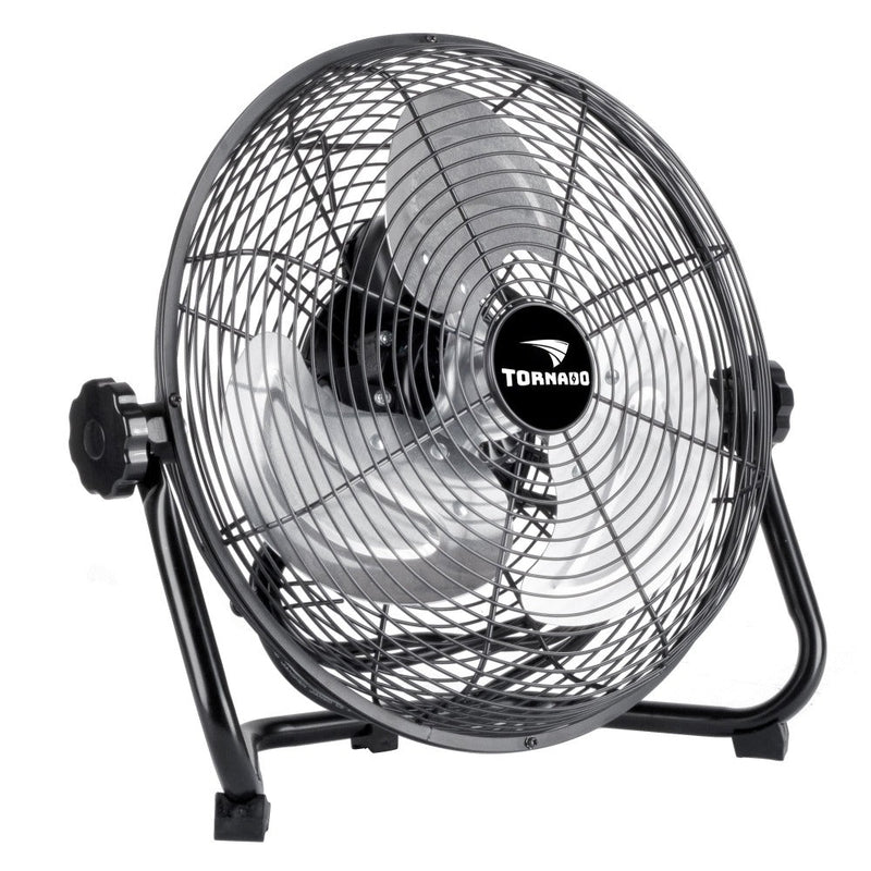 Tornado 12" High Velocity Metal Wall Fan - 1650 CFM - ETL