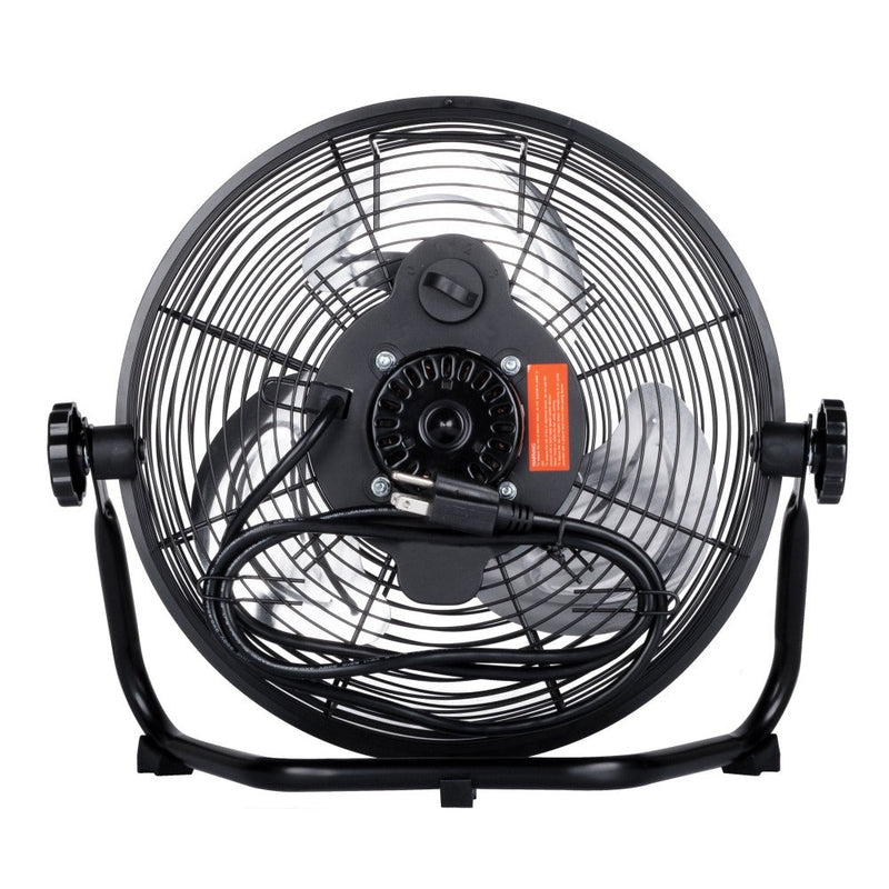 Tornado 12" High Velocity Metal Wall Fan - 1650 CFM - ETL