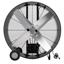 Tornado 48" High Velocity Metal Blower Drum Fan - Belt Drive - 19500 CFM - ETL