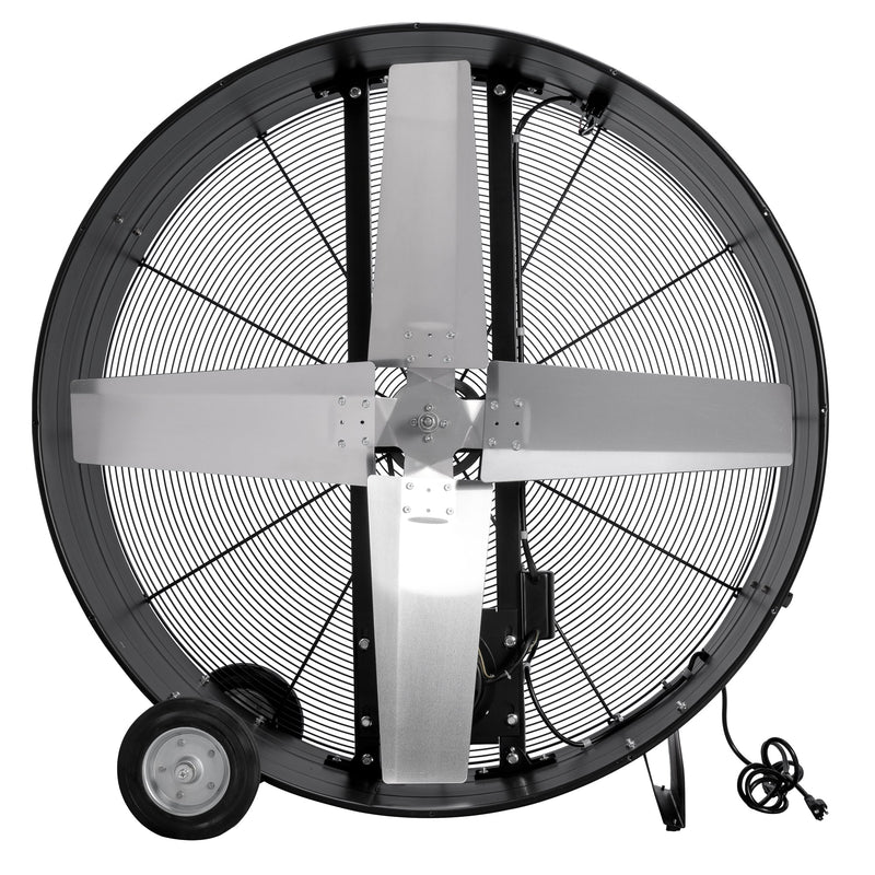 Tornado 48" High Velocity Metal Blower Drum Fan - Belt Drive - 19500 CFM - ETL