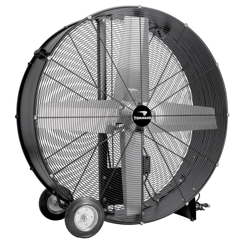 Tornado 48" High Velocity Metal Blower Drum Fan - Belt Drive - 19500 CFM - ETL