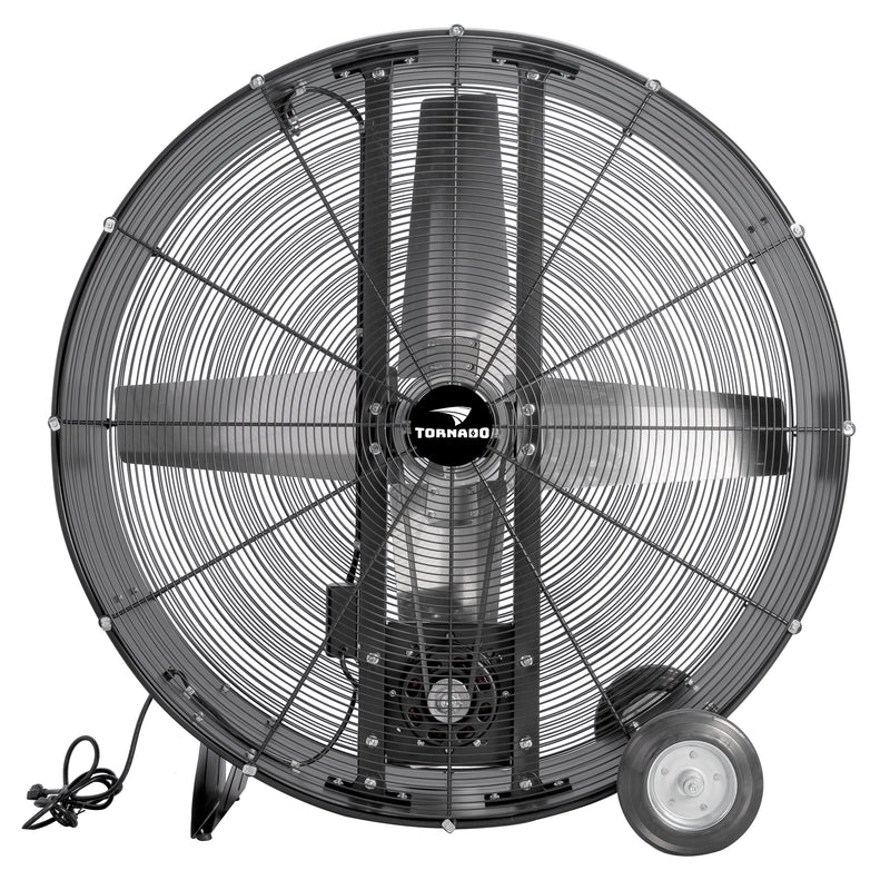 Tornado 48" High Velocity Metal Blower Drum Fan - Belt Drive - 19500 CFM - ETL