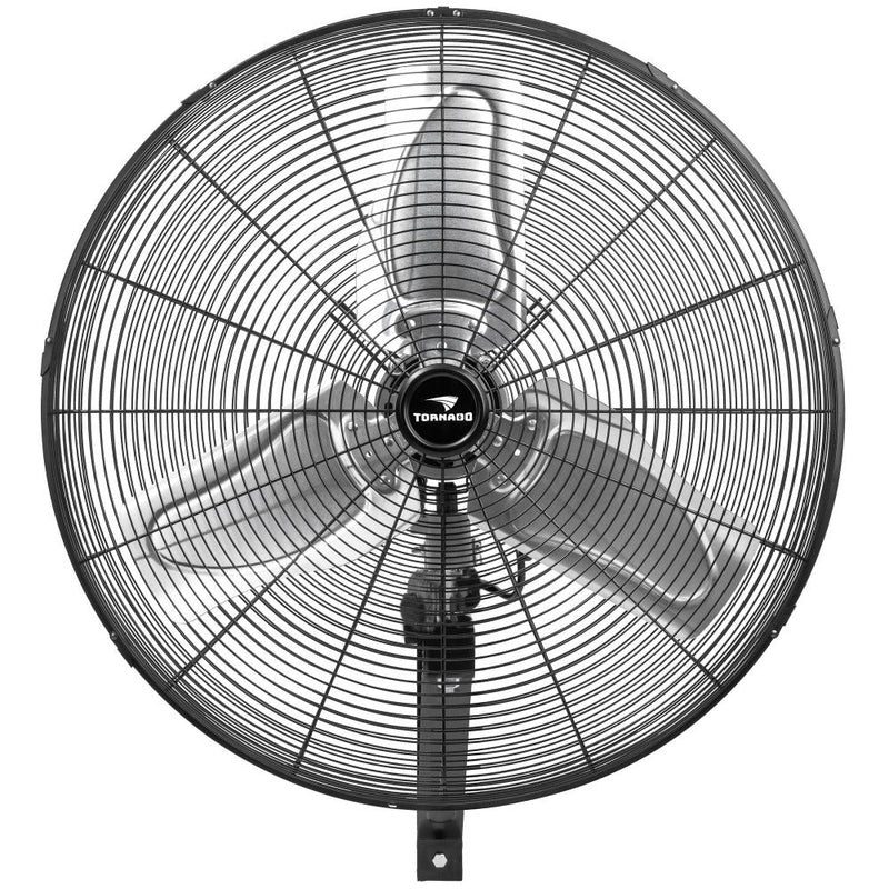 Tornado - 24 Inch High Velocity Heavy Duty Tilt Metal Drum Fan Yellow  Commercial, Industrial Use 3 Speed 8540 CFM 1/3 HP 8 FT Cord UL Safety  Listed