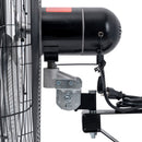 Tornado 24 Inch Pro Series High Velocity Oscillating Wall Mount Fan For Commercial, Industrial Use 3 Speed 7600 CFM 6.6 FT Cord UL Safety Listed