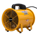 Hexago – 8 Inch Portable Ventilation Blower Fan - Commercial, Residential, Industrial Use - 2 Speed - 565 CFM - 1/4 HP - 6.6 FT Cord - ETL Safety Listed