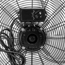 Tornado 20'' High Velocity Metal Floor Fan, 120°Tilt, 6.0 FT Cord, 3-Speed - 4750 CFM - UL