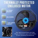 Tornado 18" Outdoor Rated IPX4 Water Resistant High Velocity Metal Wall Fan - 4150 CFM - UL