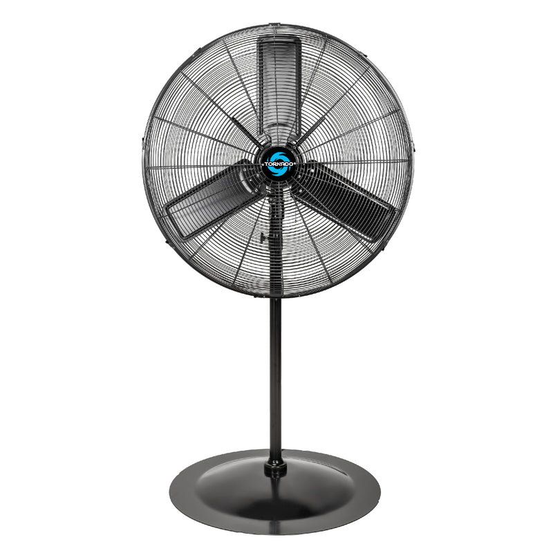 Tornado 30" Outdoor Rated IPX4 Water Resistant Metal Oscillating Pedestal Fan - 8850 CFM – UL