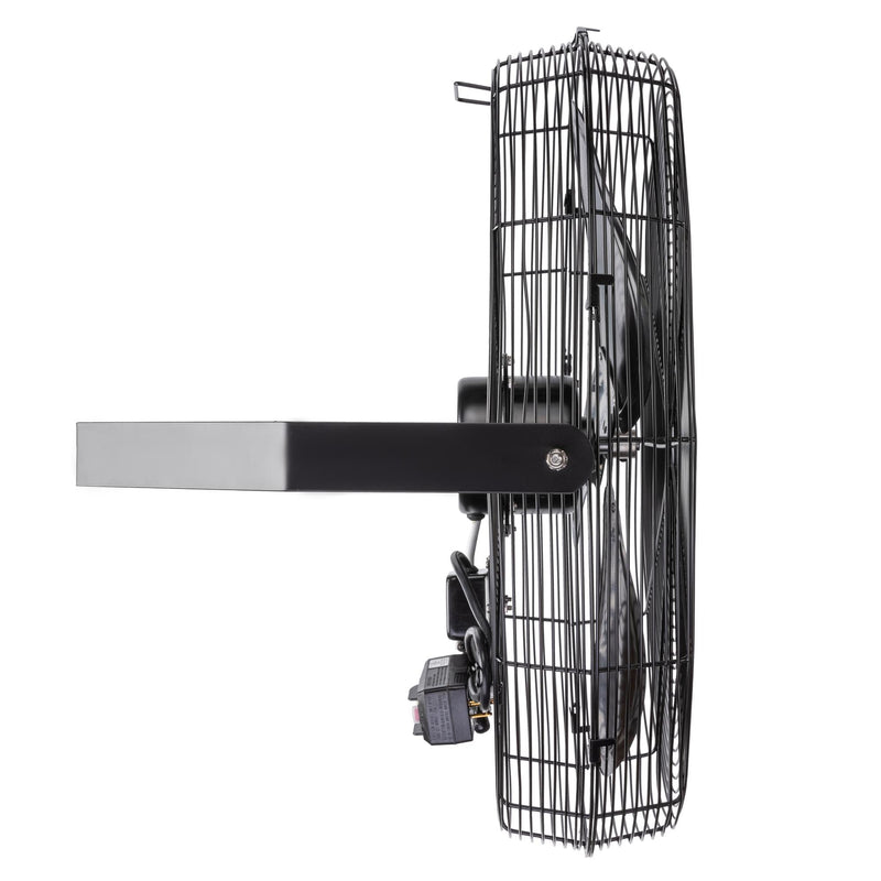 Tornado 24" Outdoor Rated IPX4 Water Resistant High Velocity Metal Wall Fan - 7700 CFM - UL