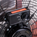 Tornado 24" High Velocity Metal Portable Tilt Blower Drum Fan - Red Wide Version - 8800 CFM - UL
