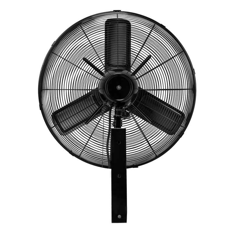 Tornado 24" Outdoor Rated IPX4 Water Resistant High Velocity Metal Oscillating Wall Fan - 7600 CFM - UL