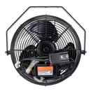 Tornado 12" Outdoor Rated IPX4 Water Resistant High Velocity Metal Wall Fan - 1650 CFM - ETL