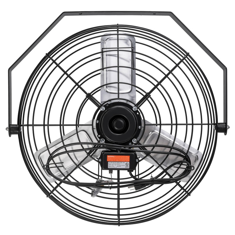 Tornado 24'' Poultry Farm Circulation Metal Stir Fan - 7700 CFM - UL