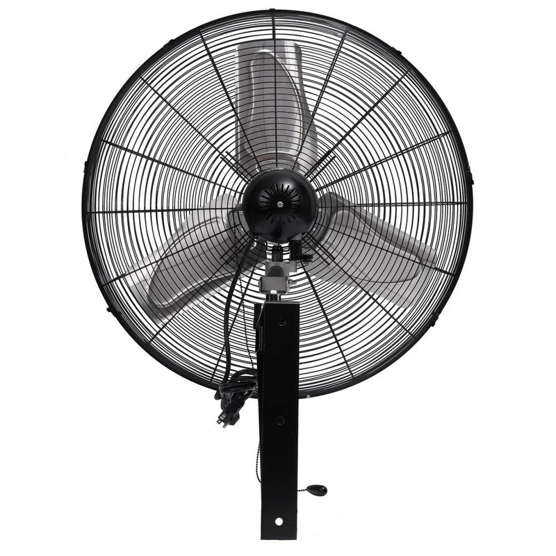 Tornado 24 Inch Pro Series High Velocity Oscillating Wall Mount Fan For Commercial, Industrial Use 3 Speed 7600 CFM 6.6 FT Cord UL Safety Listed