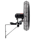 Tornado 24 Inch Pro Series High Velocity Oscillating Wall Mount Fan For Commercial, Industrial Use 3 Speed 7600 CFM 6.6 FT Cord UL Safety Listed