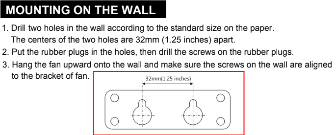 Metal sheet for mounting of 16 Inch Wall Fan with Remote